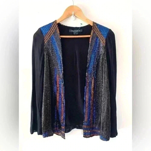 FRENCH CONNECTION Open Cardigan with  Sequins - Picture 4 of 10